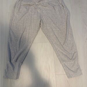 Light Gray Jogger Pants 2 pair xl one crop one reg both $16 firm